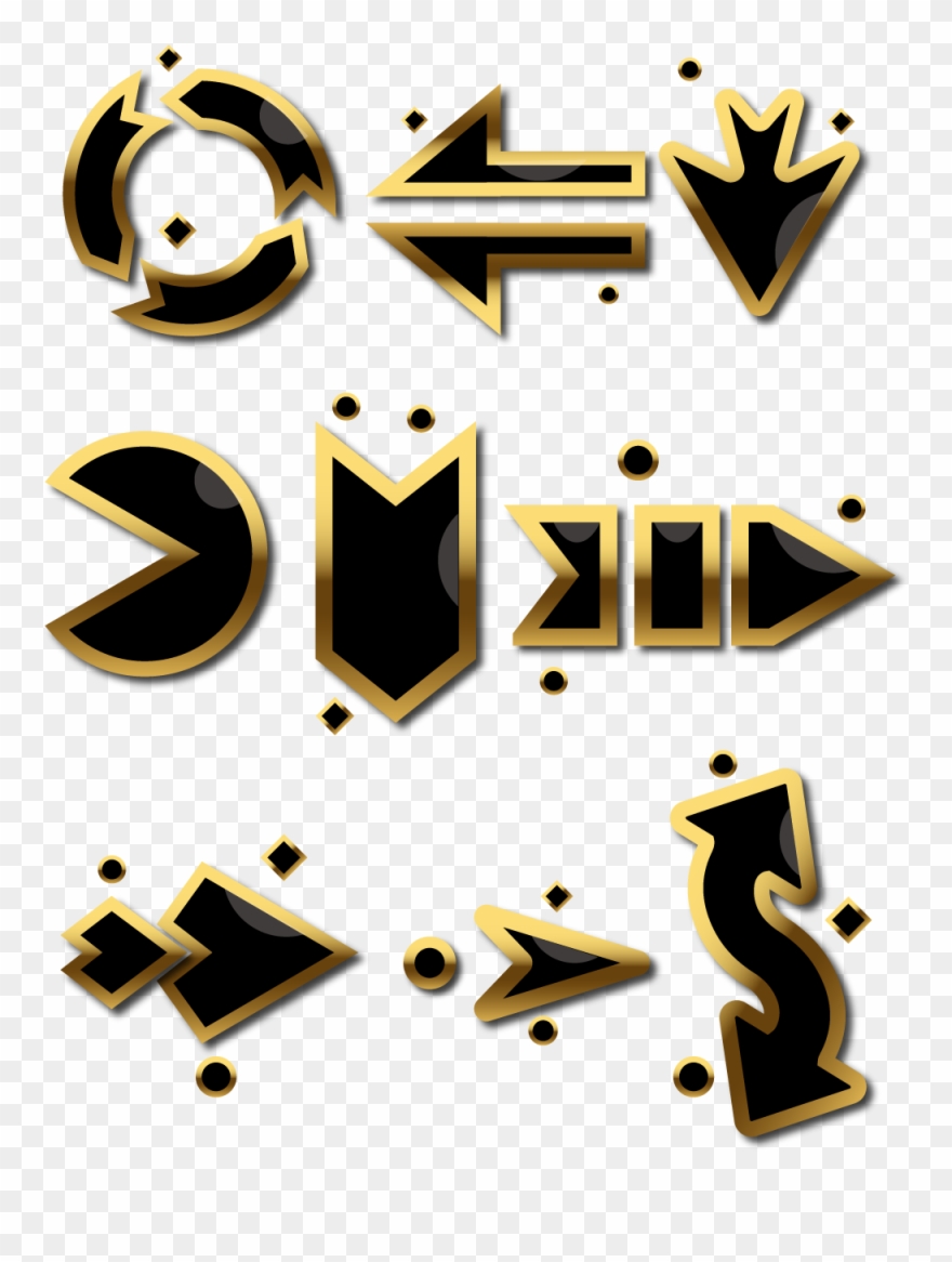 E Commerce Elements Black Gold Arrows Poster Png And Clipart