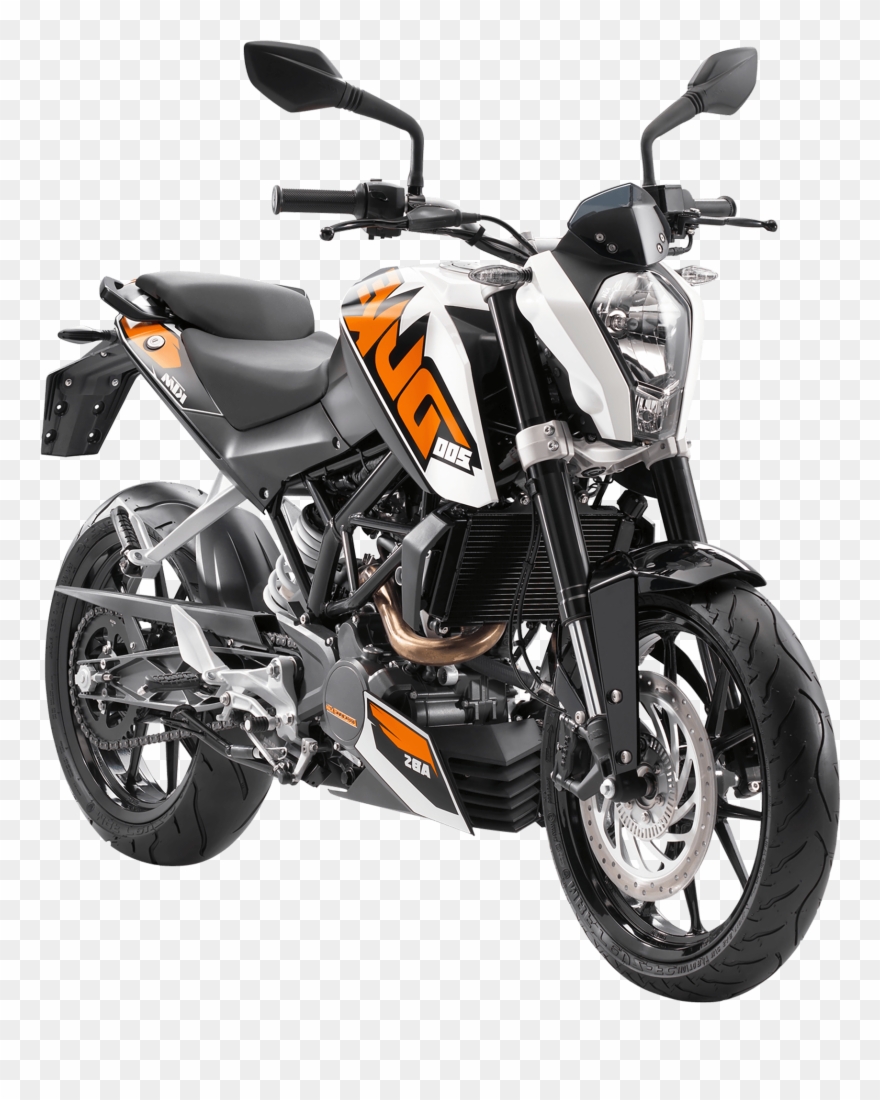 Download - Black Ktm Duke 125 Clipart
