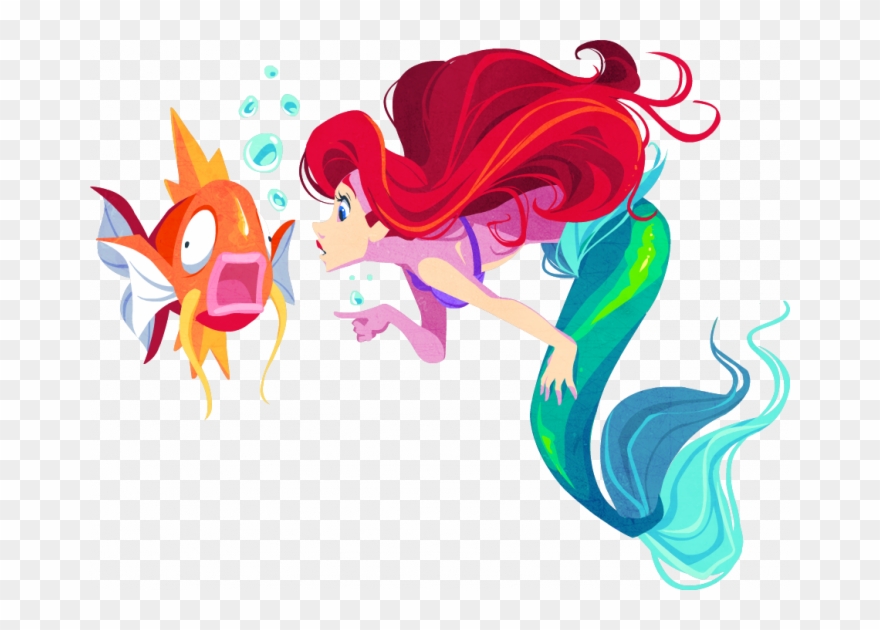 Ariel And Magikarp Clipart