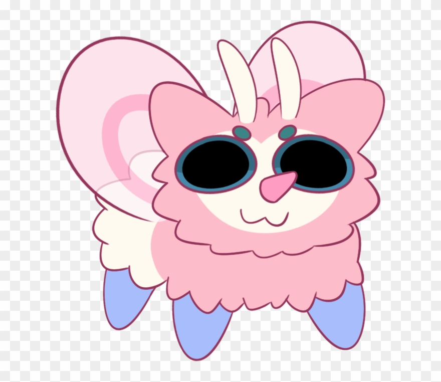 I Liked @joltikdaily's Fusion Of Blush And Their Joltik - Cartoon Clipart