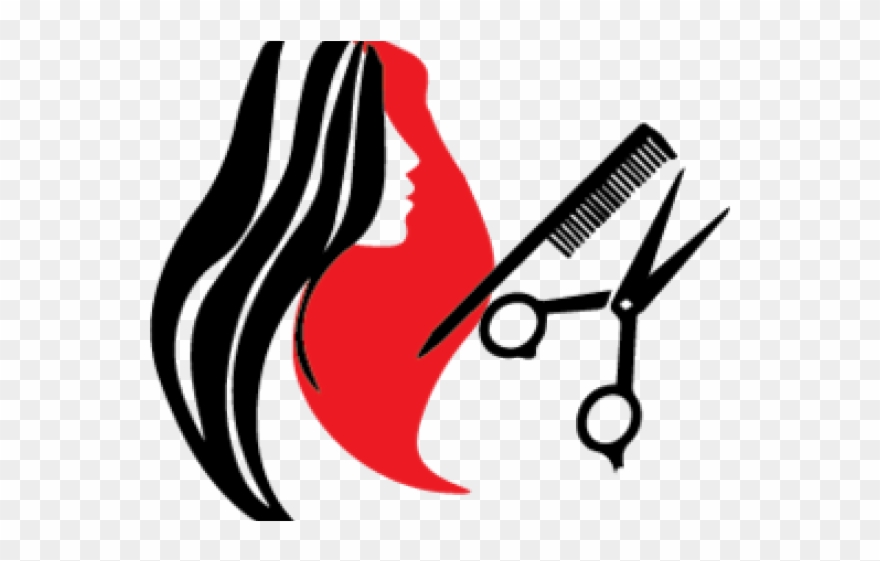 Haircut Clipart Parlor - Hair Salon Tools Cartoon - Png Download