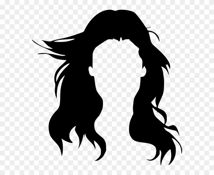 Free Image On Pixabay - Silhueta Cabelo Feminino Clipart