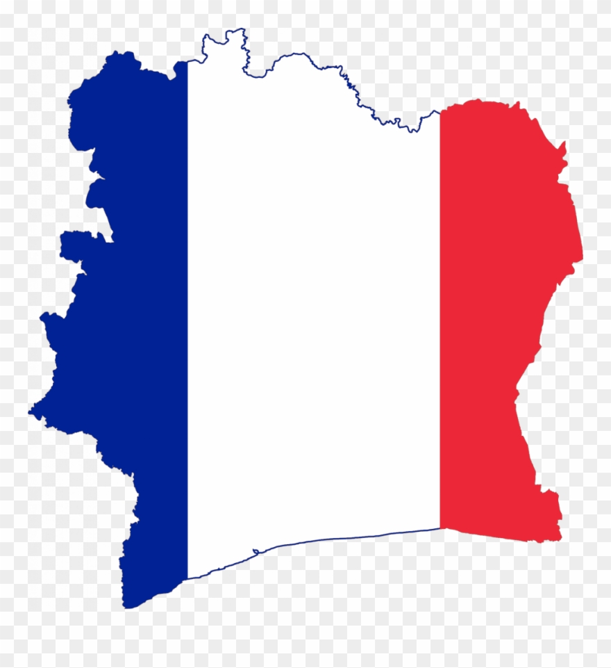 French Flag On Country Clipart
