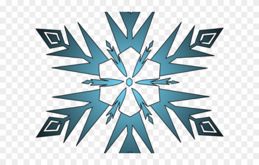 Frost Clipart Disney Frozen Snowflake - Elsa Snowflake - Png Download
