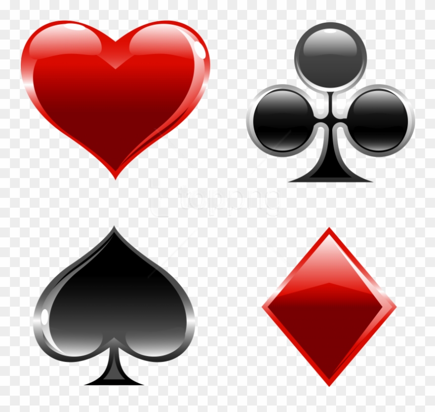 Free Png Download Cards Suits Clipart Png Photo Png - 紅心 黑 桃 方塊 梅花 Transparent Png