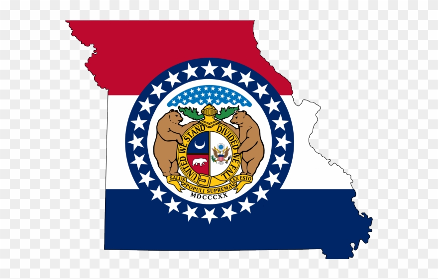 Industrial Worker Clipart General Welfare - Missouri Flag - Png Download