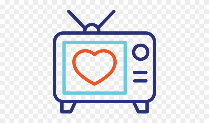 Muse Icons V02 Make More - Old Tv Cartoon Outline Clipart