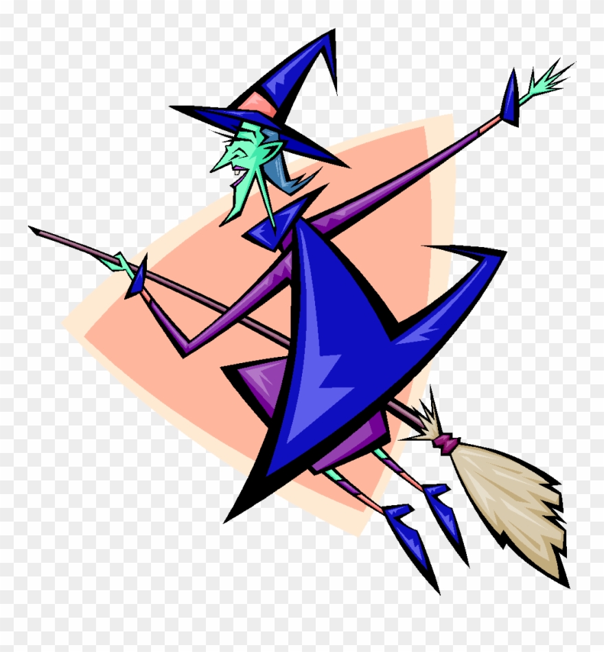 The Witch At Peco Mountain Clipart