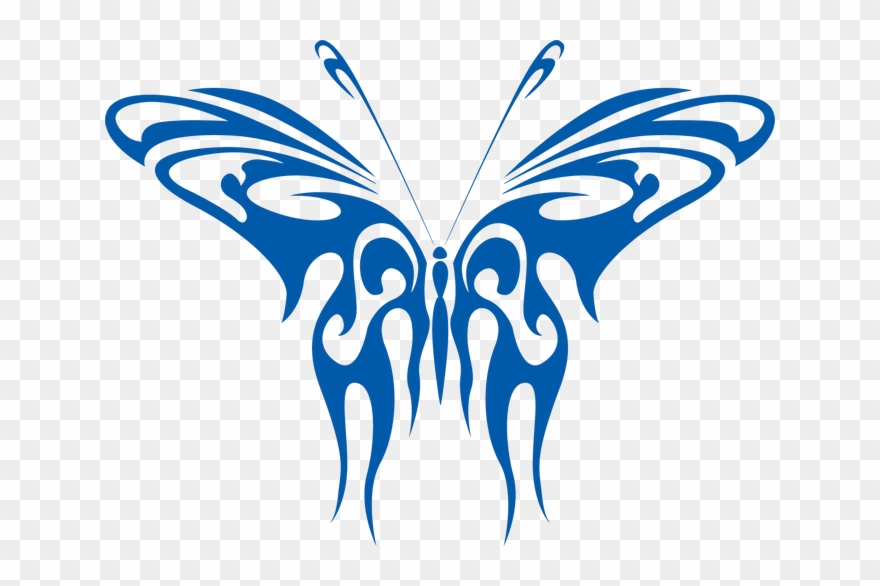 Abstract Butterfly Large Tote Bag, Natural, Large - Hat Sanatı Kolay Çizimleri Clipart