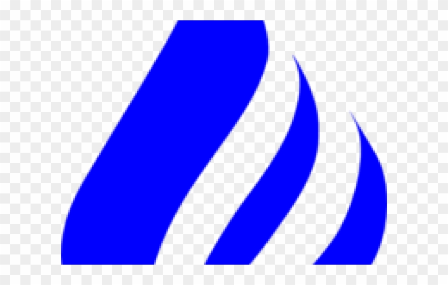 Flame Clipart Blue - Circle - Png Download