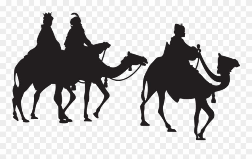 Free Png Three Kings Silhouette Png Images Transparent - 3 Wise Men Silhouette Png Clipart