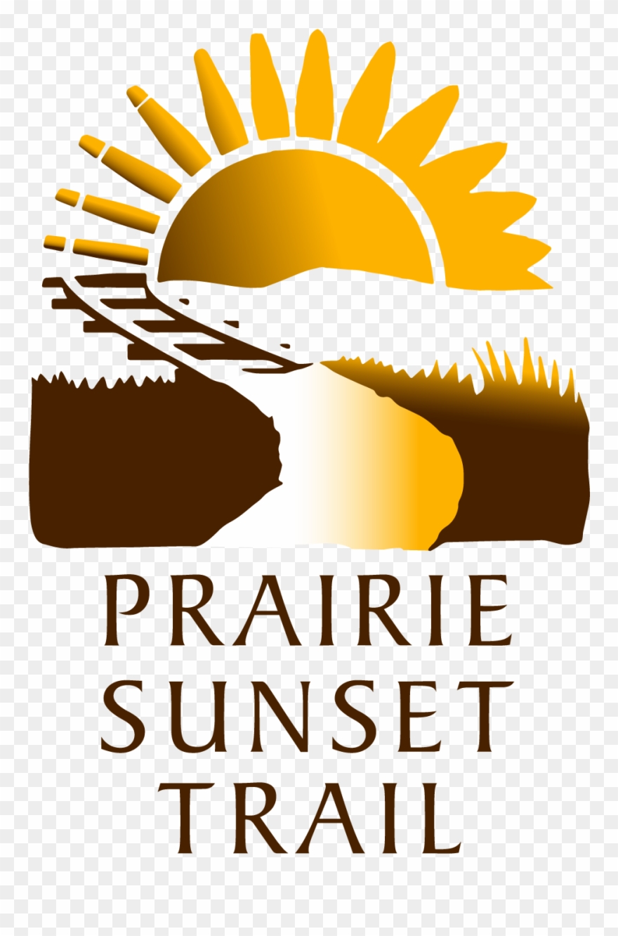 Prairie Sunset Trail - Poster Clipart