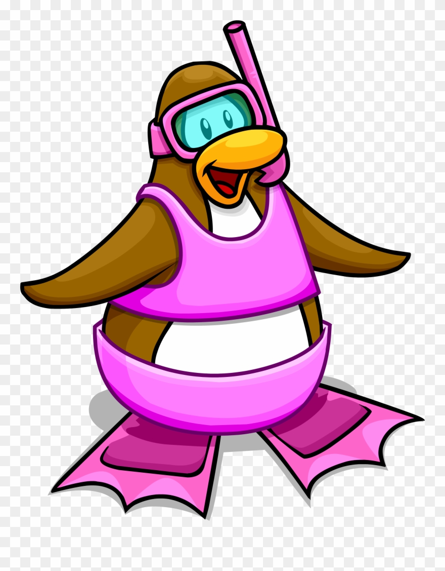 Flippers Clipart Purple Penguin - Penguin - Png Download