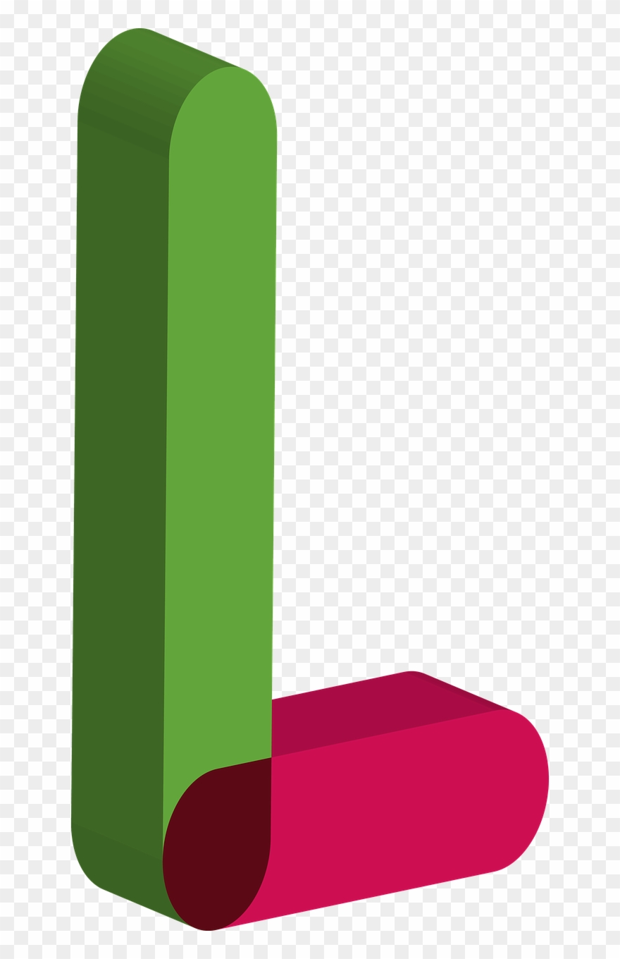 Alphabet,3d - Letter L 3d Png Clipart