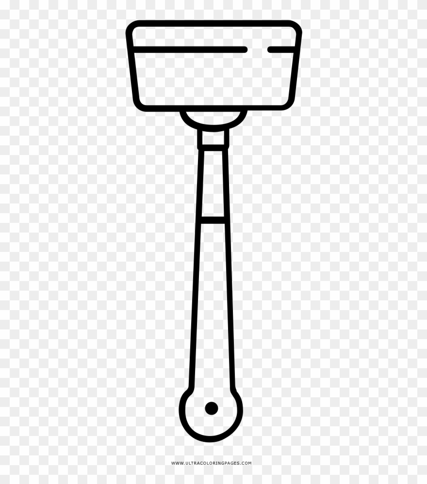 Shave Coloring Page Clipart