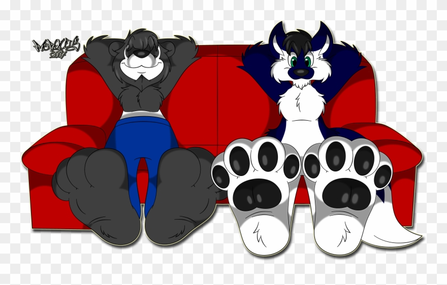 Relax & Recline - Cartoon Clipart