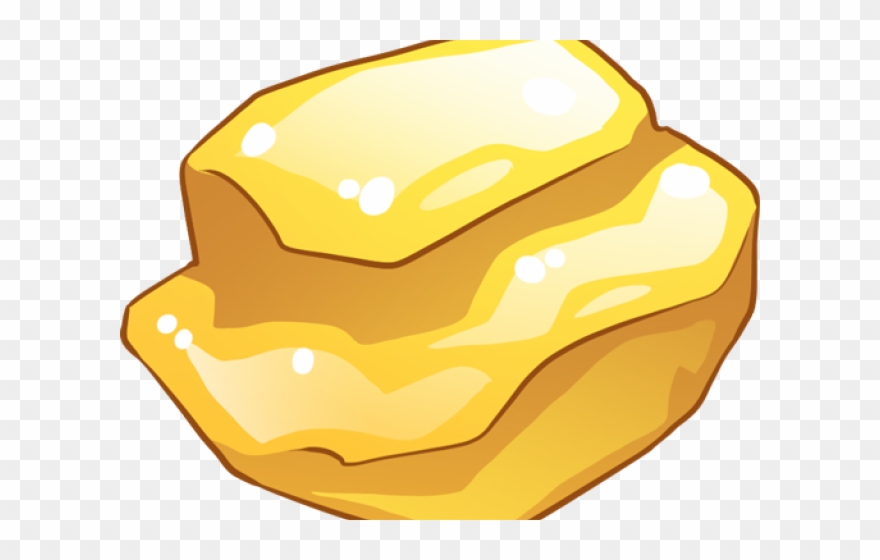 Golden Clipart Golden Nuggets - Gold Nugget Clip Art - Png Download