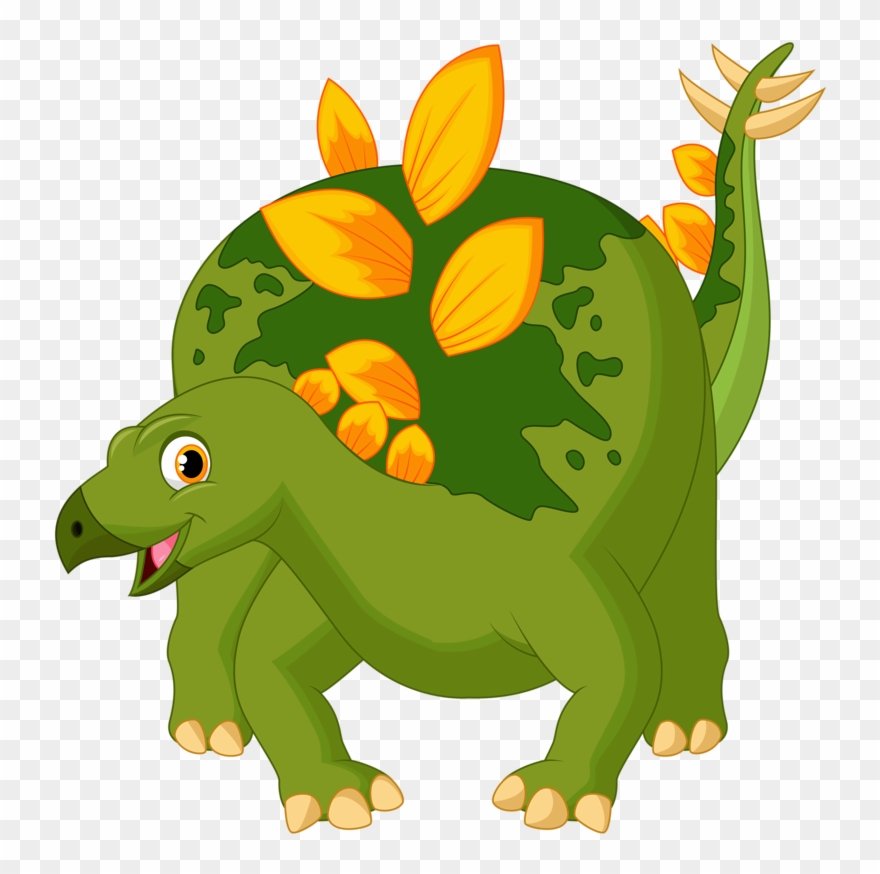 1 - Dinossauros Cartoon Clipart