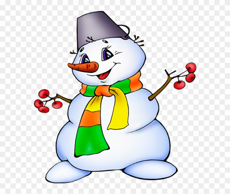 ○‿✿⁀winter‿✿⁀○ - Снеговик На Новый Год Рисунок Clipart