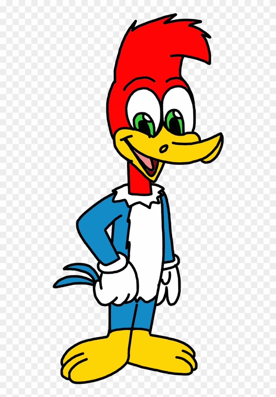 Woodpecker With His Design - Woody Woodpecker By Marcospower1996 Clipart