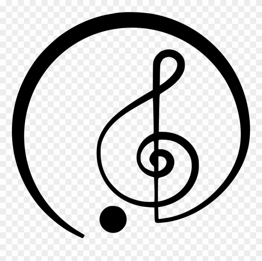 Trebleclef Comments - Circle Clipart