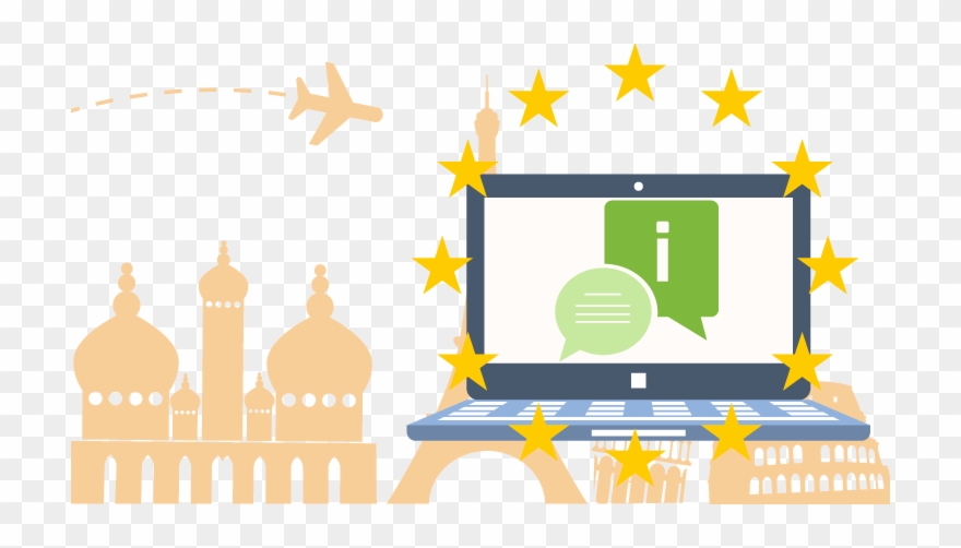 Multilingualism In Europe Facts - Illustration Clipart