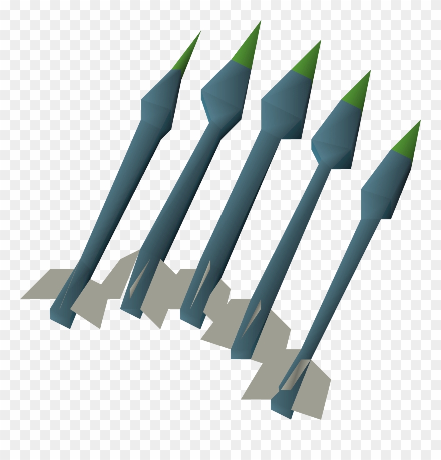 Runite, One Of The Best Crossbow Bolt Types In Old - Dragonstone Bolts Clipart