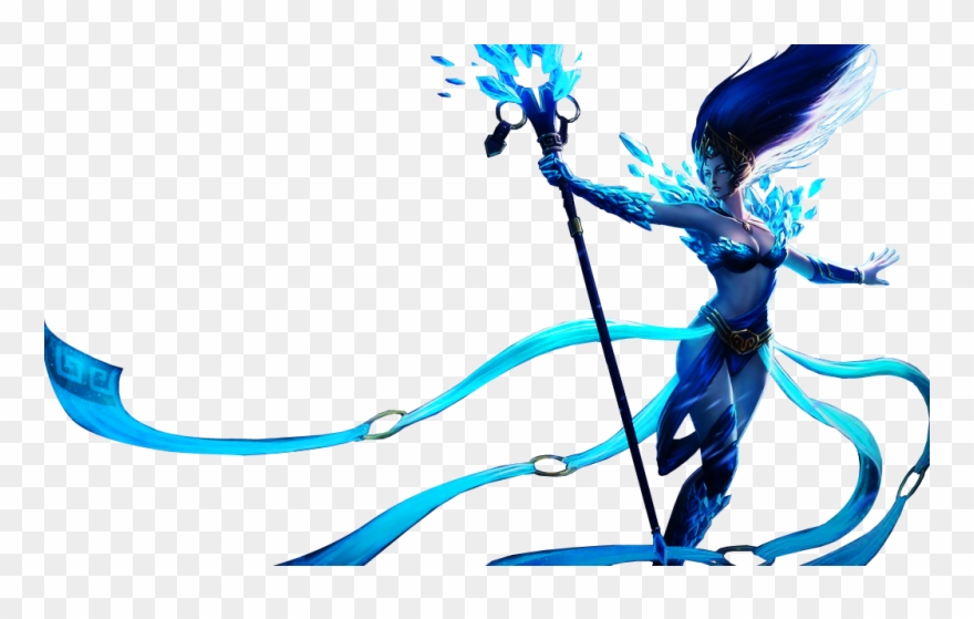 Frost Queen Janna Skin - League Of Legends Janna Png Clipart