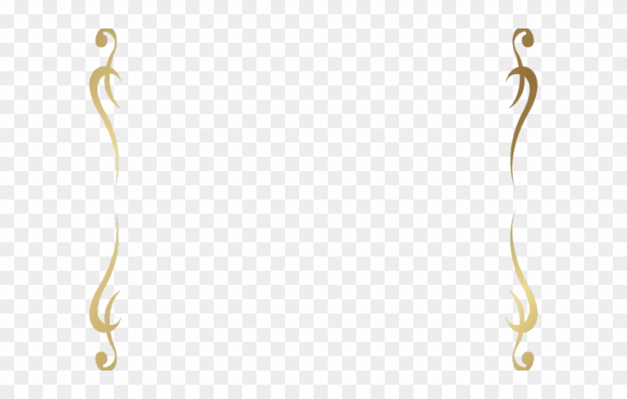 Flourish Clipart Title Border - Decorative Gold Borders Png Transparent Png