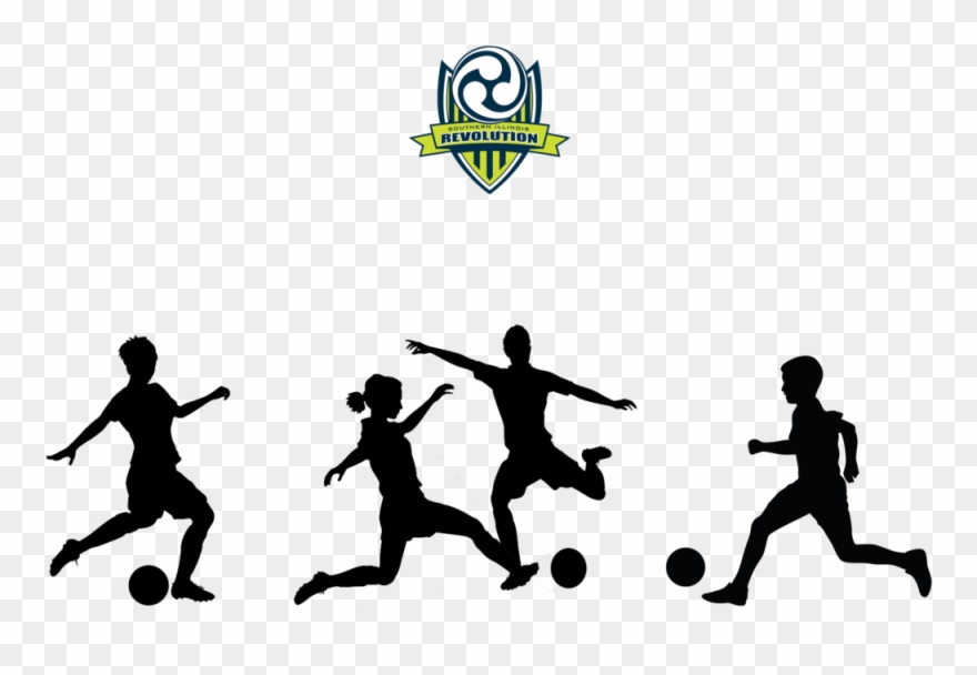 Little Rev's Soccer Camp Southern Illinois Revolution - Silhouette Clipart