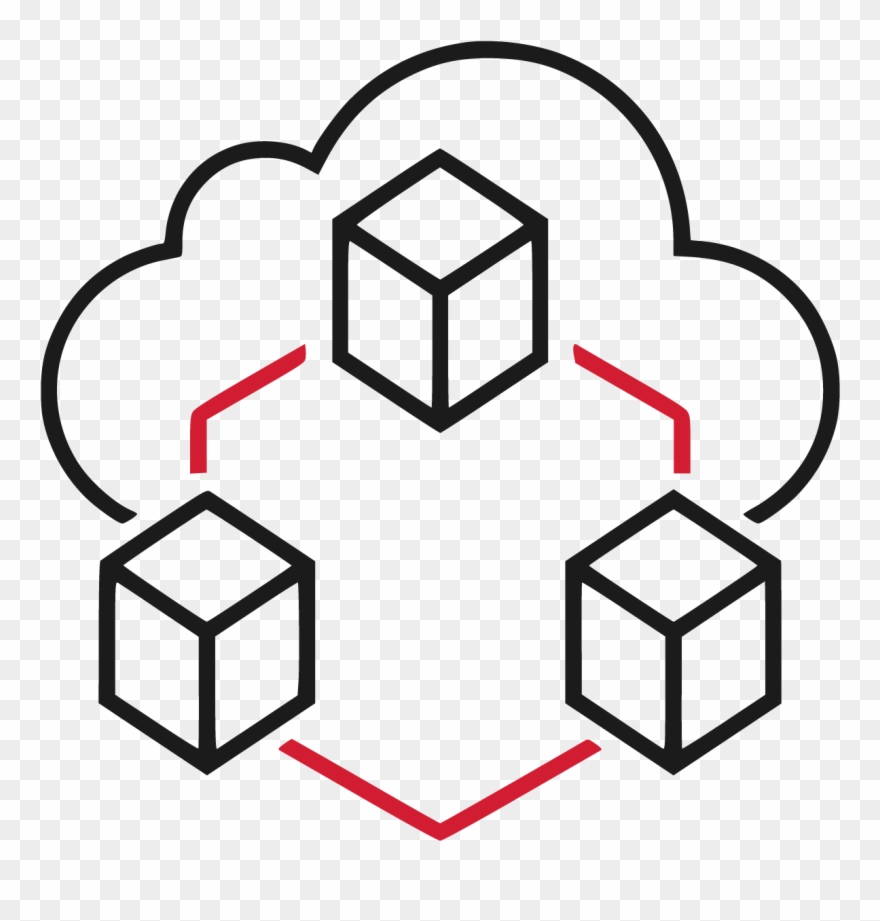 Migrations To Box Cloud Storage - D6 Vector Clipart