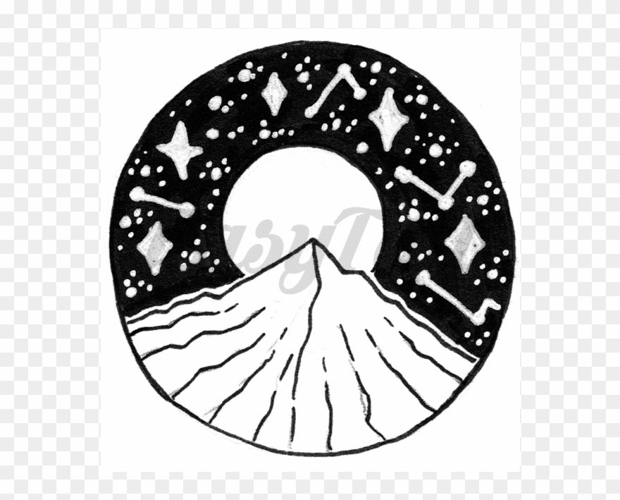 Nature In A Circle - Circle Nature Drawings Clipart