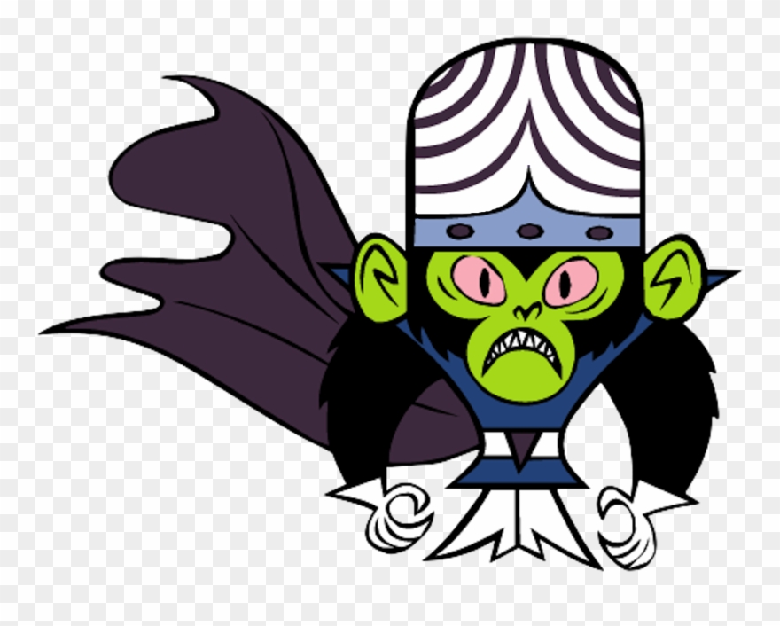 Mojo Jojo Is A Supervillain In The Cartoon Network Clipart
