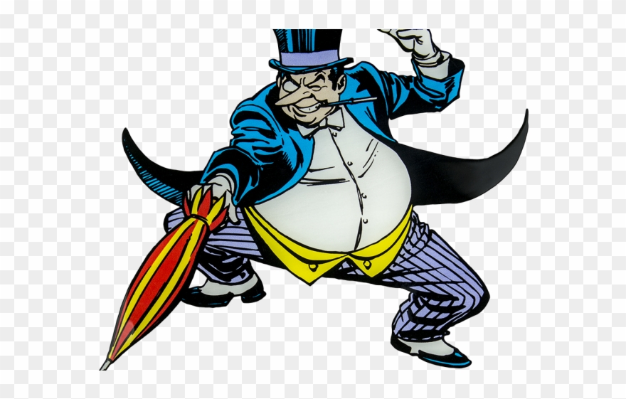 Penguin Clipart Villain - Cartoon Penguin From Batman - Png Download