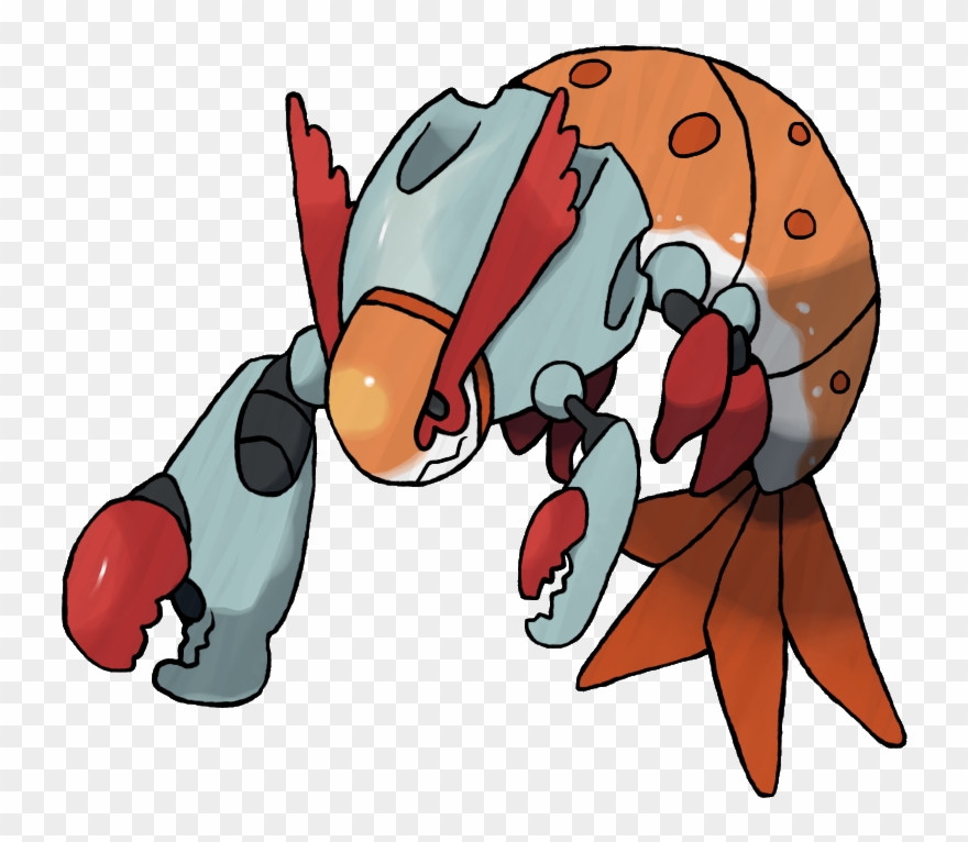 Crawglock - Pistol Shrimp Pokemon Clipart