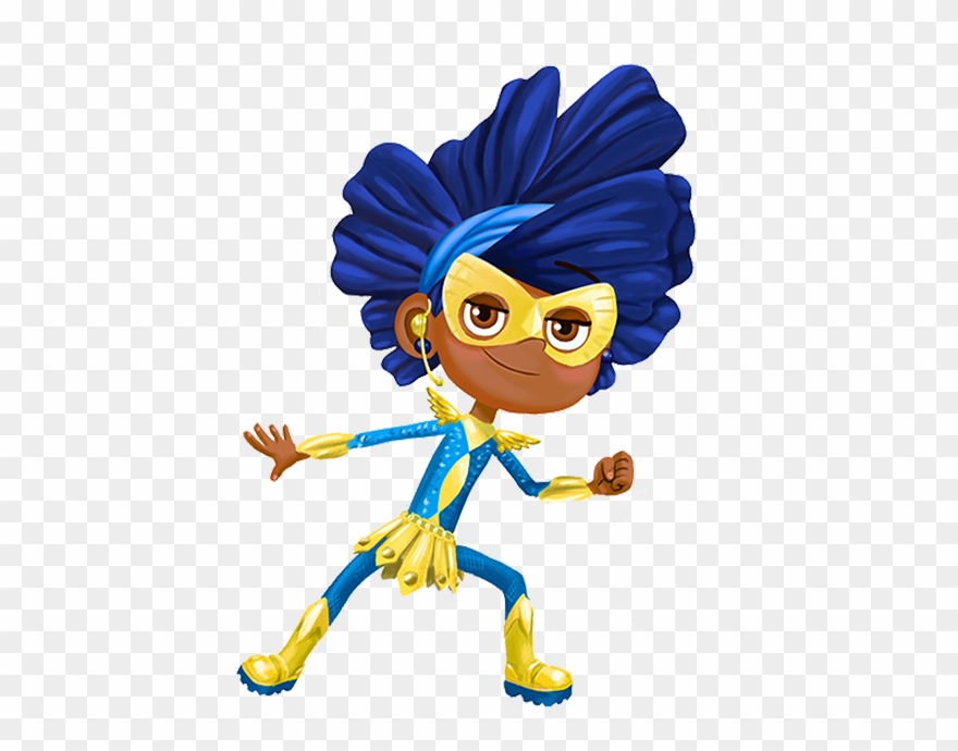 Alex's Feisty, Super Smart Best Friend Who's Fast Thinking - Cartoon Clipart