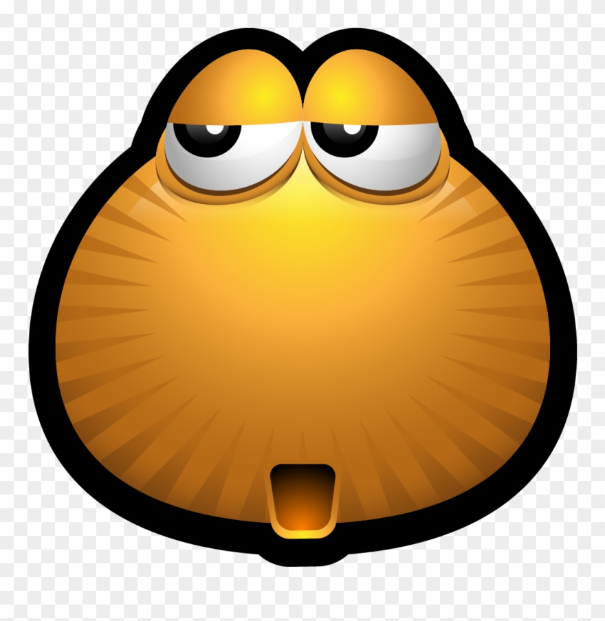 Brown Monsters 49 Icon - Blah Smiley Clipart