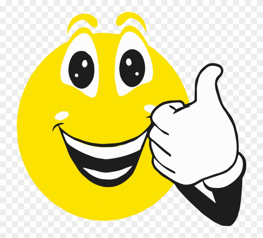 Download Smiley Face Clip Art - Thumbs Up Smiley Face Clipart - Png Download