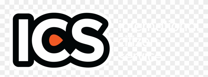 Ics Logo Whitetext Rgb Landscape - International Citizen Service Clipart