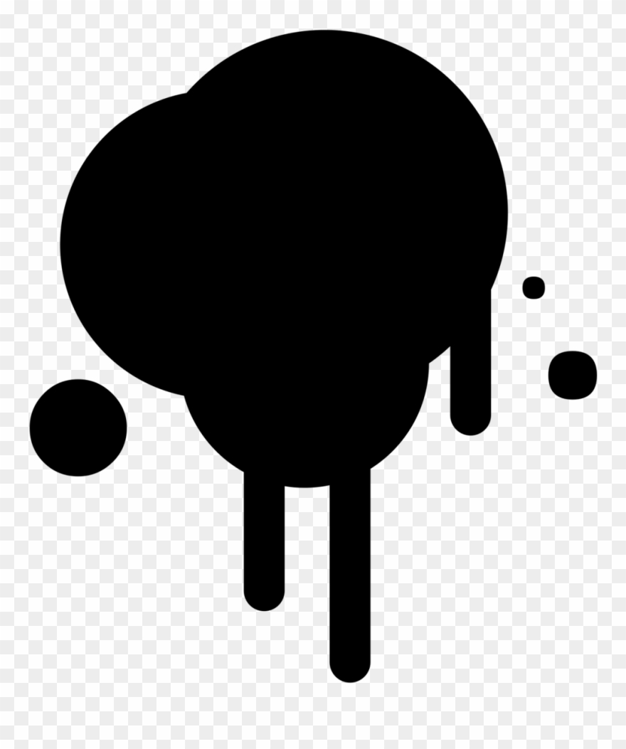 Cutline Craft Splatter Abstract Art Color Graffiti Clipart