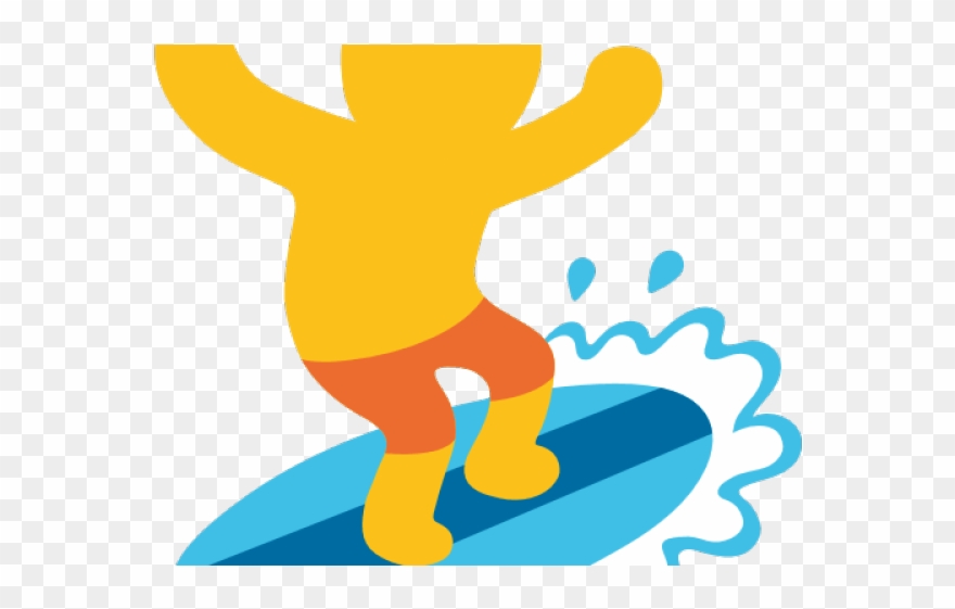 Surfing Cartoon Transparent Clipart
