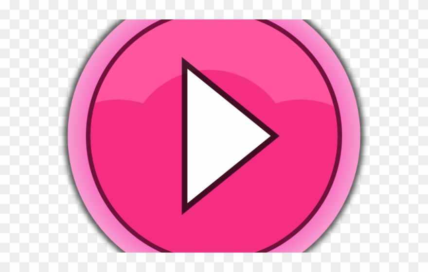 Learn More Button Clipart Transparent - Transparent Pink Play Button - Png Download