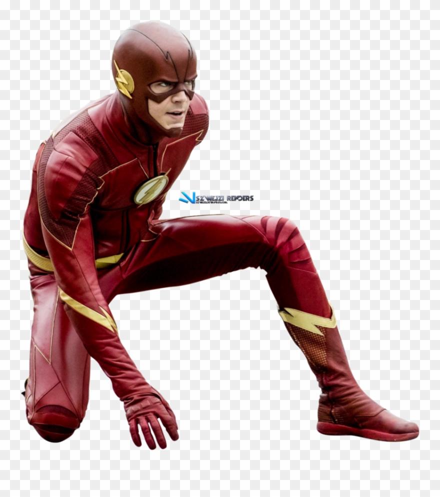 Barry Allen Png - Flash Season 4 Costume Clipart