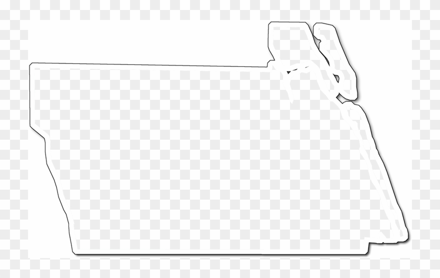 A Map Of Martin With An Outer Shadow Around The Map - Illustration Clipart