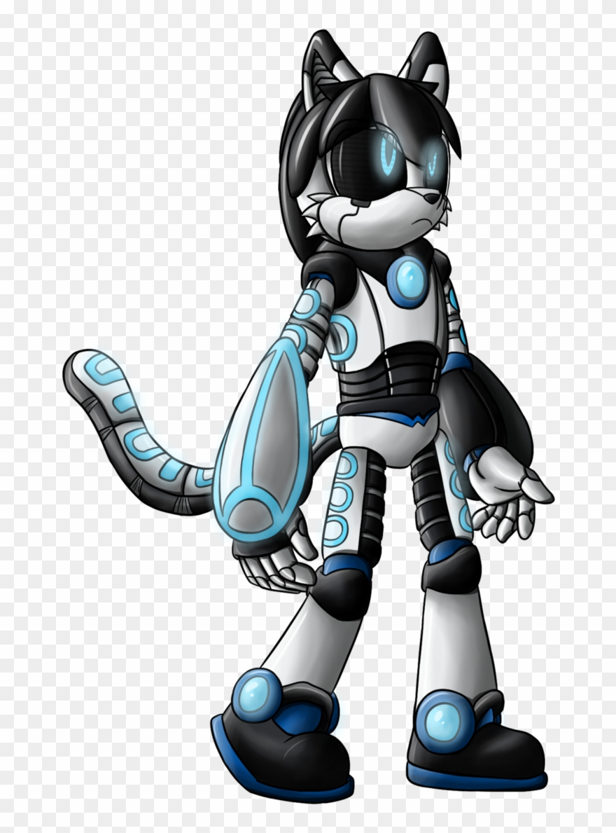 Nicholas The Robo Snow Leopard By Orionthedgehog - Cartoon Clipart