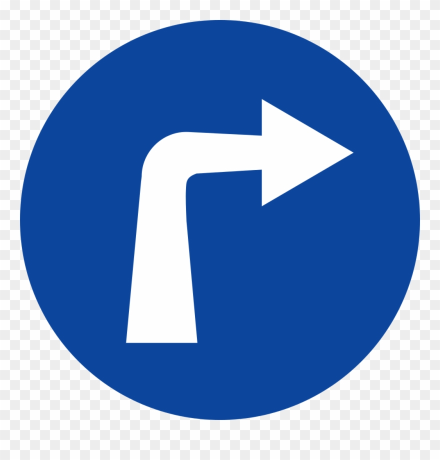File Road Sign P50d Svg Wikimedia Commons - Cartoon Turn The The Right Clipart