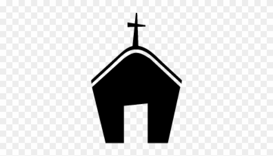 Chapel Clipart Baptist Church - Church Icon Black Png Transparent Png
