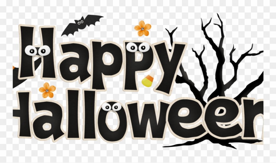 Cute Happy Halloween Clip Art Transpa Library Techflourish - Happy Halloween Clipart - Png Download