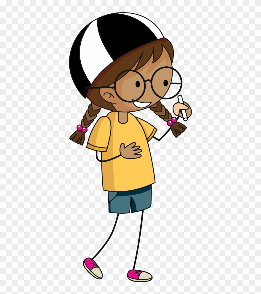Girlwithchalk-13 - Cartoon Clipart