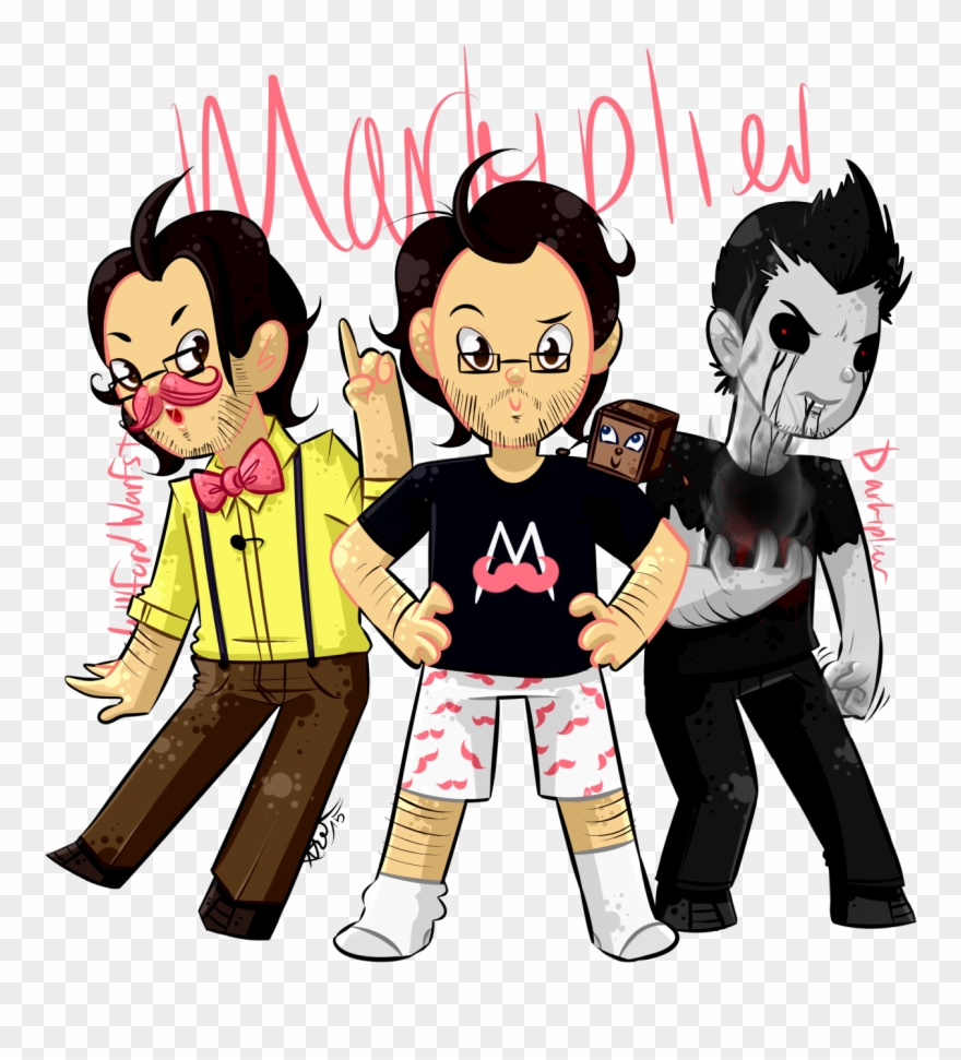 “happily Still Drawing The Youtubers I Watch Here's - Cartoon Clipart